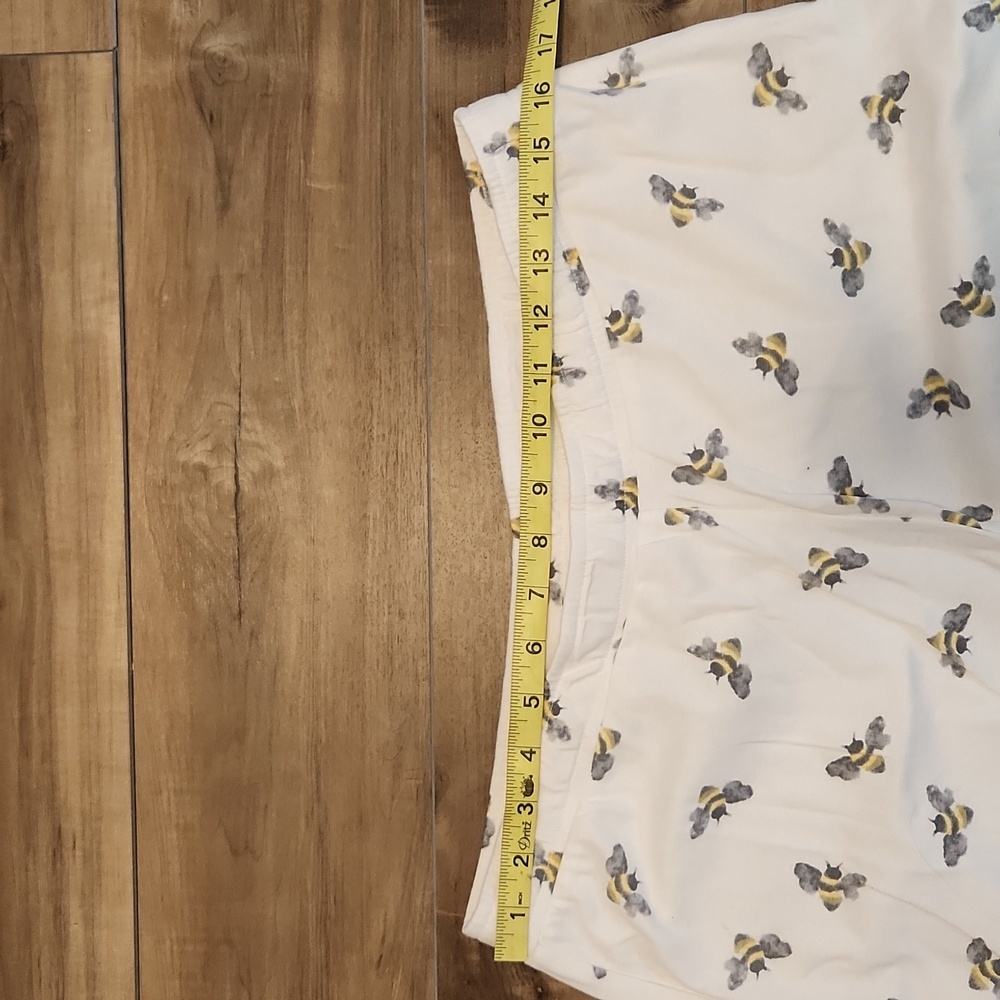 Burt's Bees baby brand honey bee pattern pajama pants size M 98% organic cotton - Picture 6 of 7